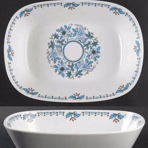 Noritake Blue Moon Fine China Oval Vegetable Bowl